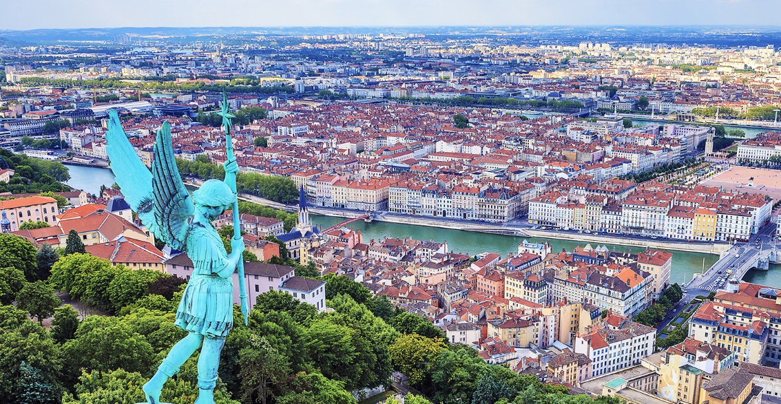 Lyon vu du haut