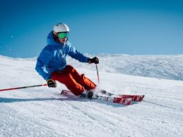 skieuse au kandahar junior