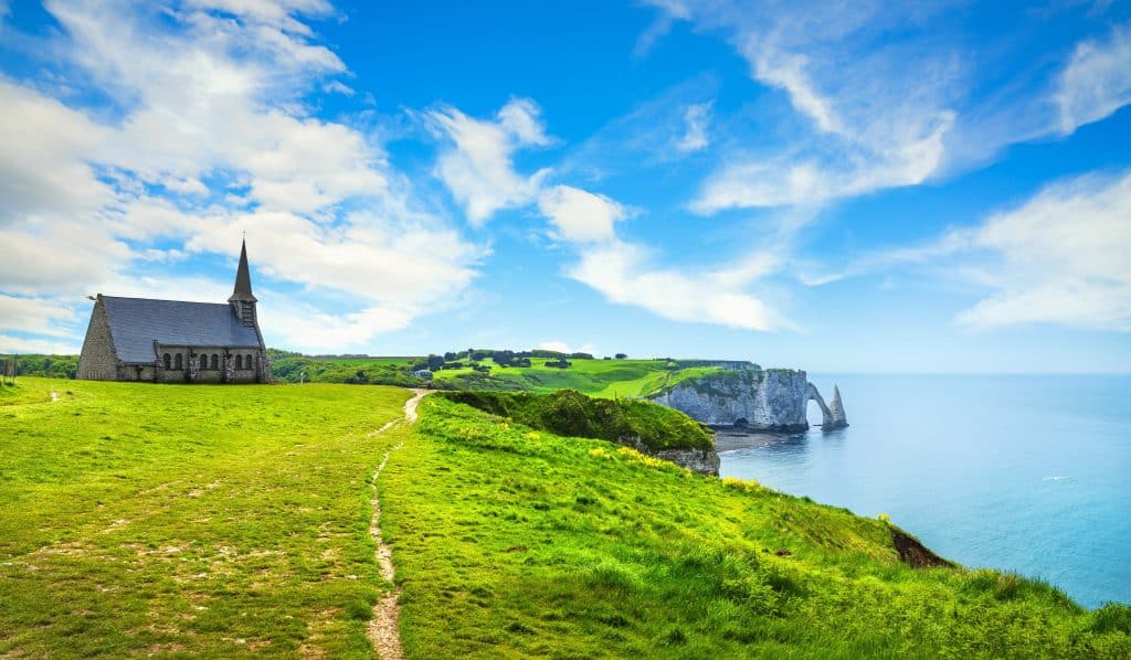 Village d'etretat france